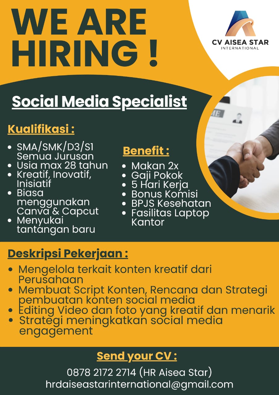 Cv Aisea International loker
