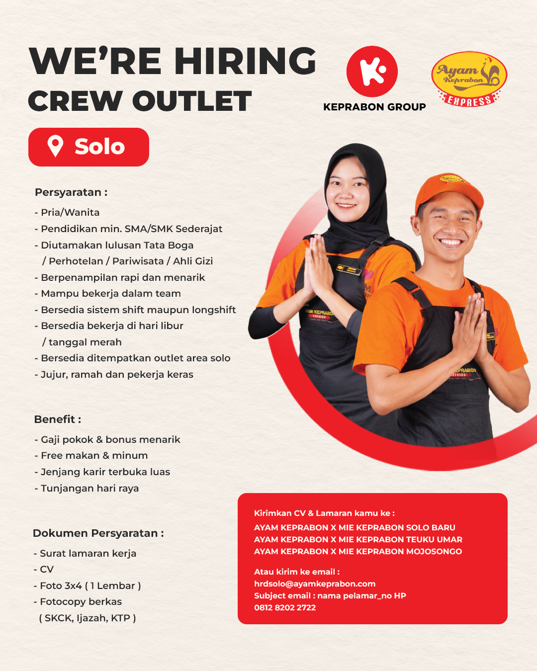  Lowongan Ayam Keprabon Solo - Loker Karanganyar 