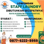 Lowongan Pagi Hari Moe Laundry