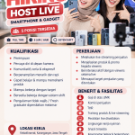Lowongan HOST LIVE di Kebakkramat